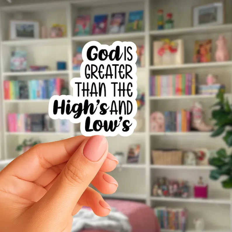God Is Greater Sticker (Phone Size (3-inches), 1, Regular)
