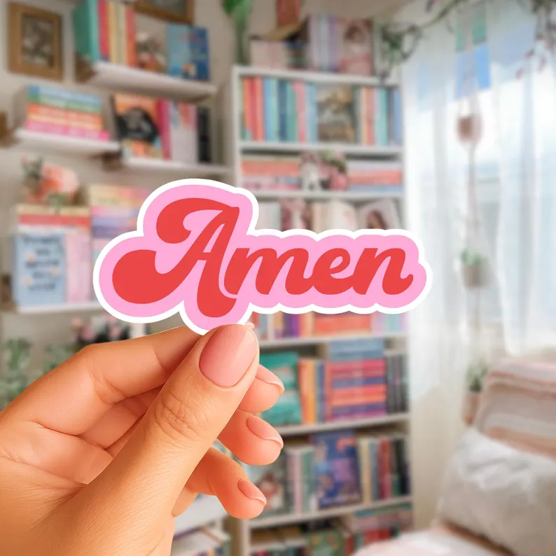 Amen Sticker (Phone Size (3-inches), 1, Regular)